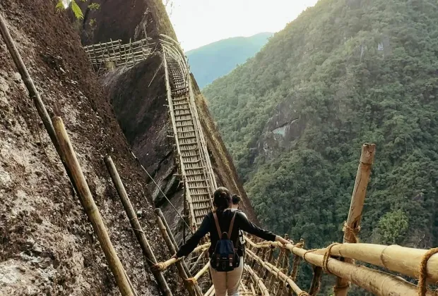 Best Meghalaya bamboo trek group tour packages 