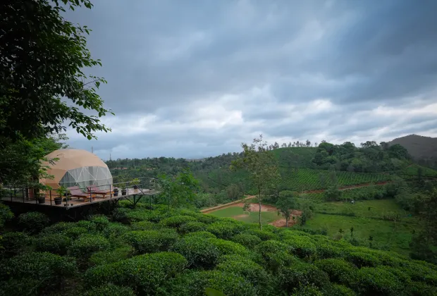 Couple glamping retreat | Luxury glamping for couples | Best glamping stays | Romantic glamping experience | Secluded glamping getaway | Honeymoon glamping package | Eco-luxury glamping | Private glamping dome | Glamping with bonfire | Best romantic nature stays | Unique couple stays | Offbeat romantic retreats | Stargazing glamping | Beachside glamping for couples | Mountain glamping getaway